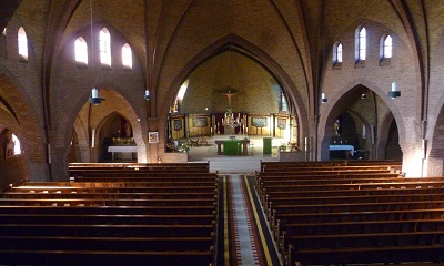 Interieur kerk